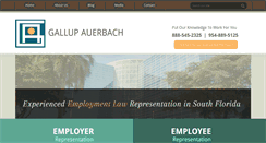Desktop Screenshot of gallup-law.com