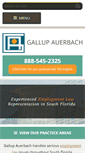 Mobile Screenshot of gallup-law.com